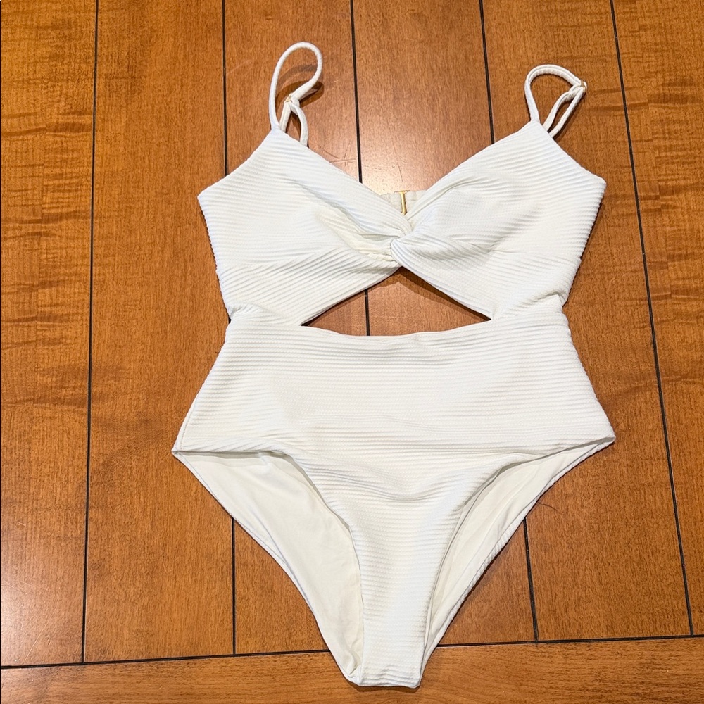 L*Space White One Piece Swimsuit